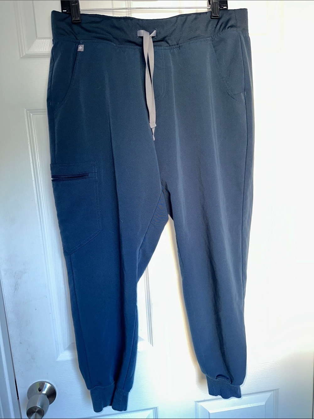 Figs Men's Navy Blue Jogger Sweatpants with Drawstring